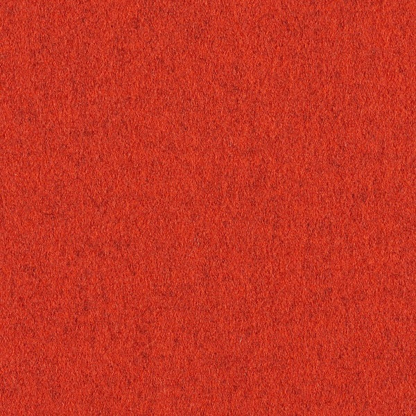 Luum Textiles Heather Felt Scarlet Red Upholstery Fabric
