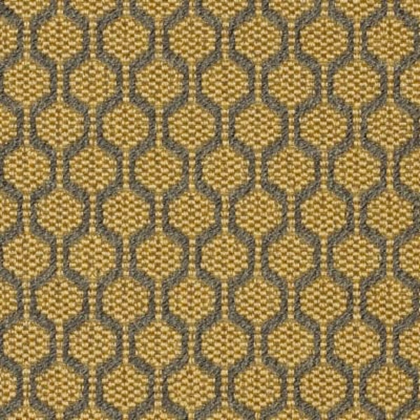 Remnant of Momentum Honeycomb Halo Beige Upholstery Fabric