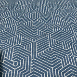 CF Stinson Honeycomb Shag Champion Blue Upholstery Fabric