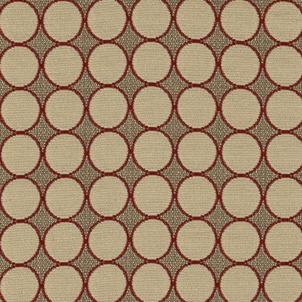 Remnant of Pollack Hot Spot Tomato Upholstery Fabric