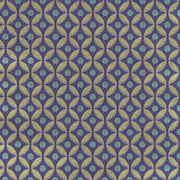 Remnant of Sina Pearson Indian Jewel Sapphire Upholstery Fabric