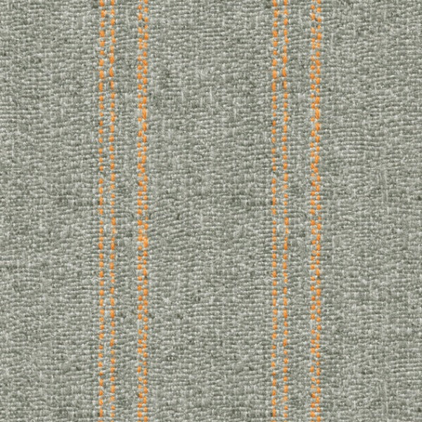 Remnant of Knoll In Stitches Tangerine Stitch Upholstery Fabric