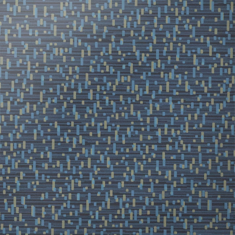 Remnant of Momentum Jot Blue Speck Upholstery Fabric