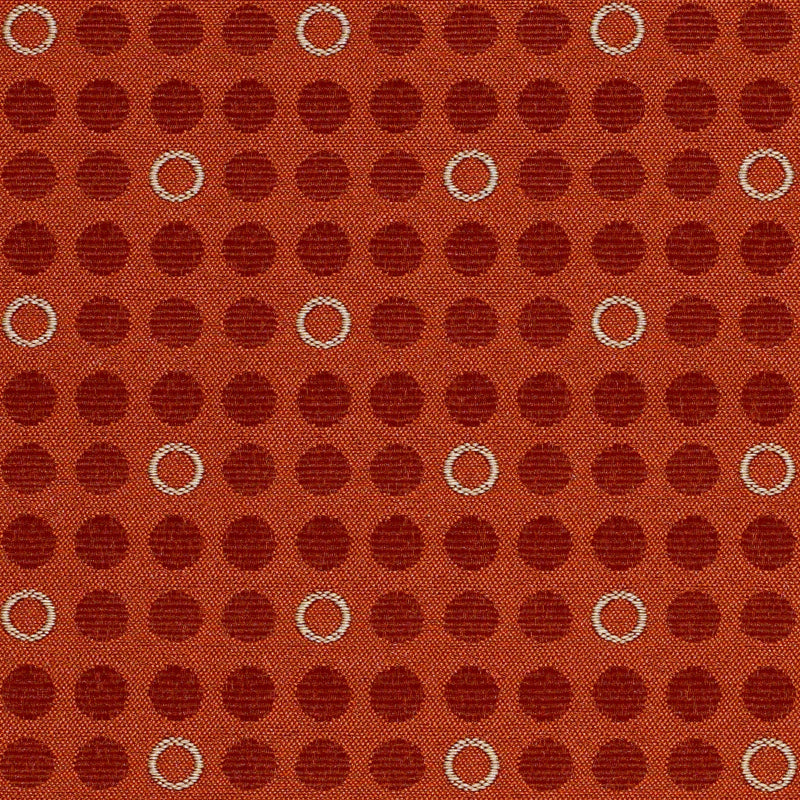 Remnant of Knack Zest Red Upholstery Fabric
