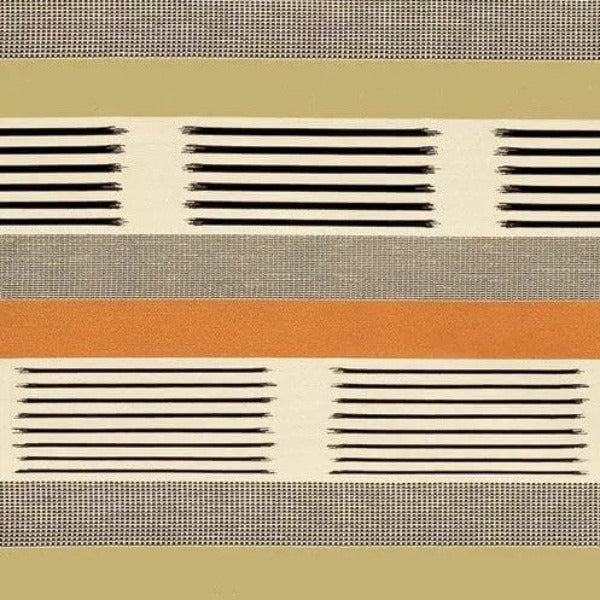 Knoll Ikat Stripe Sunbeam Upholstery Fabric