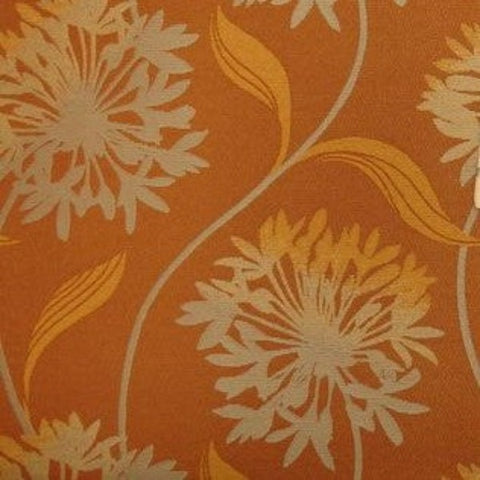 Arc-Com Laurel Papaya Orange Upholstery Fabric