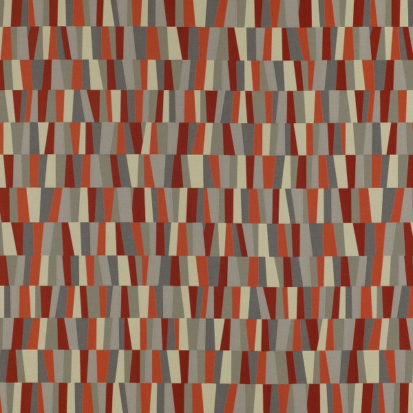 Remnant of Sina Pearson Layers Crimson Upholstery Fabric
