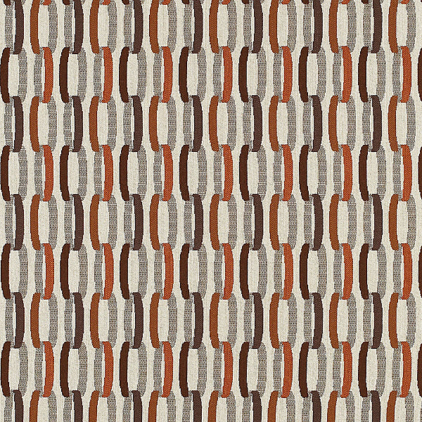 Remnant of HBF Linkage Mahogany Sunbrella Upholstery Fabric