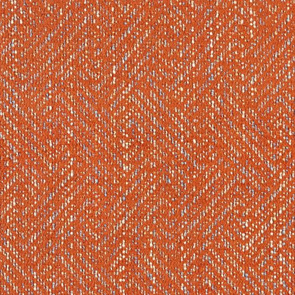 Remnant of Arc-Com Morgan Papaya Upholstery Fabric