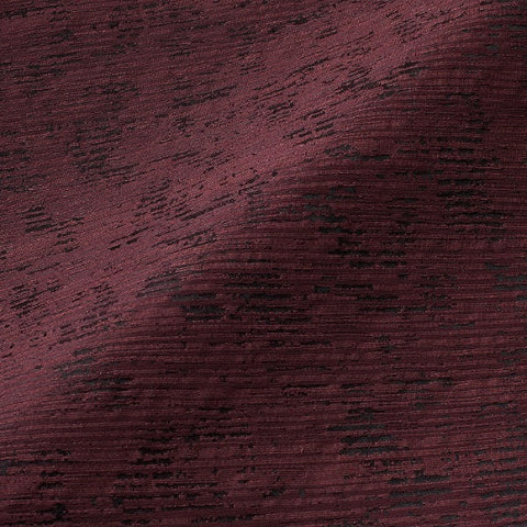 Pallas Gather Mulberry Burgundy Upholstery Fabric