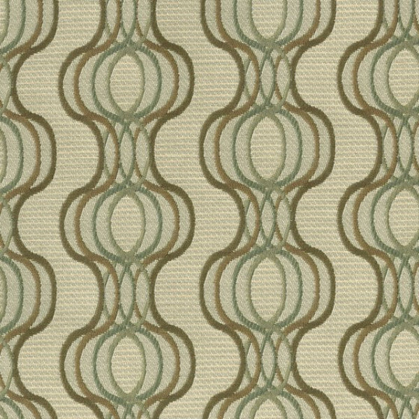 Remnant of Designtex Fabrics Oscillate Walnut Upholstery Fabric
