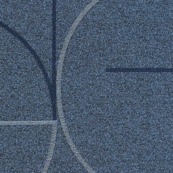 Luum Outpress Denim Blue Upholstery Fabric
