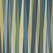 Remnant of Maharam Overlapping Stripe Palm Upholstery Fabric