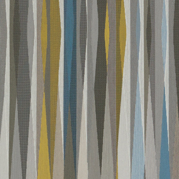 Remnant of Maharam Overlapping Stripe Ray Upholstery Fabric