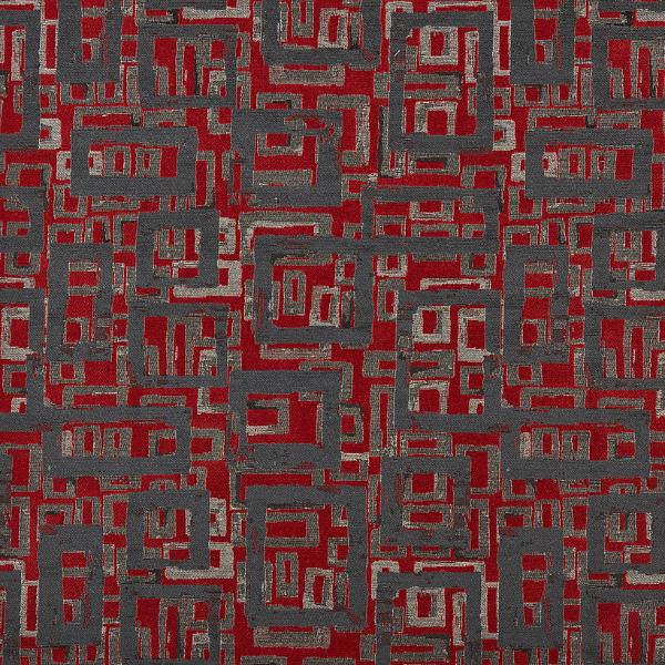 Remnant of Pallas Perception Red Celosia Upholstery Fabric