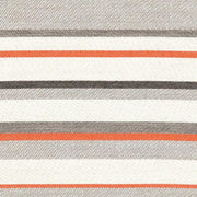 Remnant of Pollack Peruvian Stripe Papaya Indoor Outdoor Upholstery Fabric
