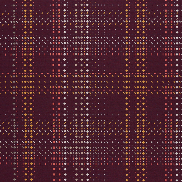 Remnant of Pallas Prose Carmine Upholstery Fabric