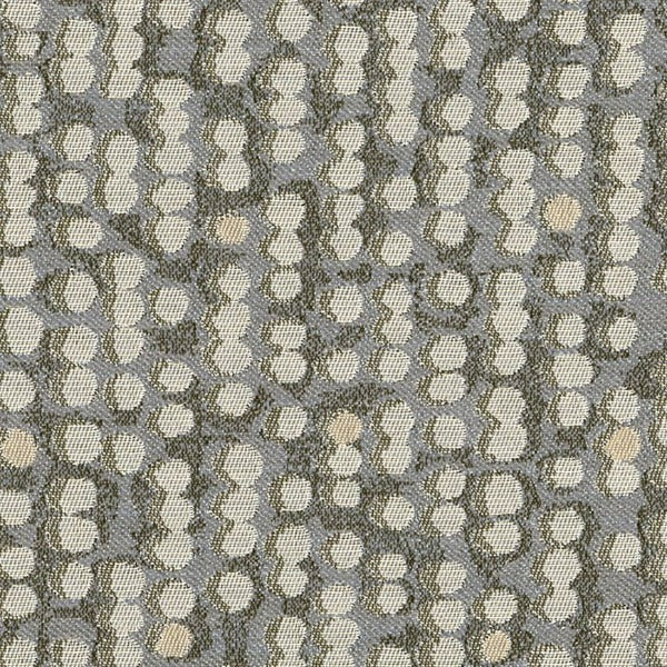 Pollack Punctuation Steel Upholstery Fabric