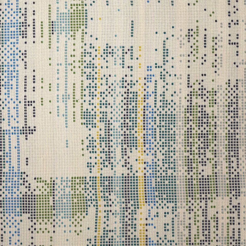 Remnant of Momentum Radar Summers Day Upholstery Fabric