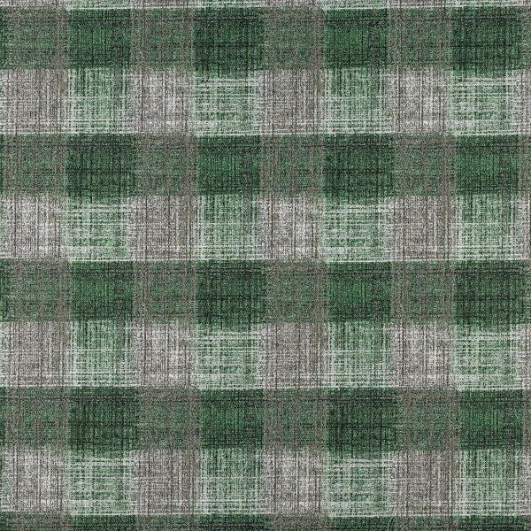 Remnant of Arc-Com Reality Check Emerald Upholstery Fabric