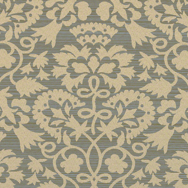 Remnant of CF Stinson Raquette Heron Upholstery Fabric