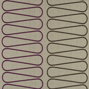 HBF Squiggle Stripe Violet Upholstery Fabric