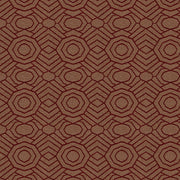 Remnant of Fabricut Stair Step Web Ruby Rose Upholstery Fabric