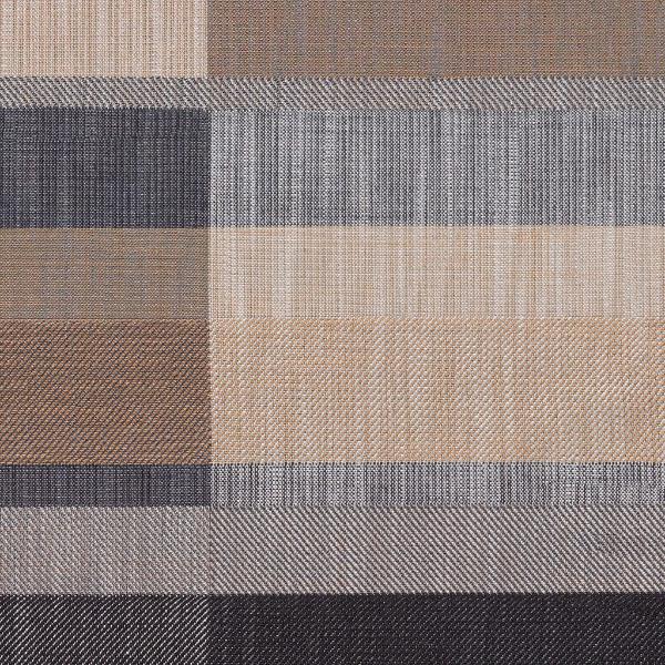 Luum Structured Stripe Silver Lap Upholstery Fabric