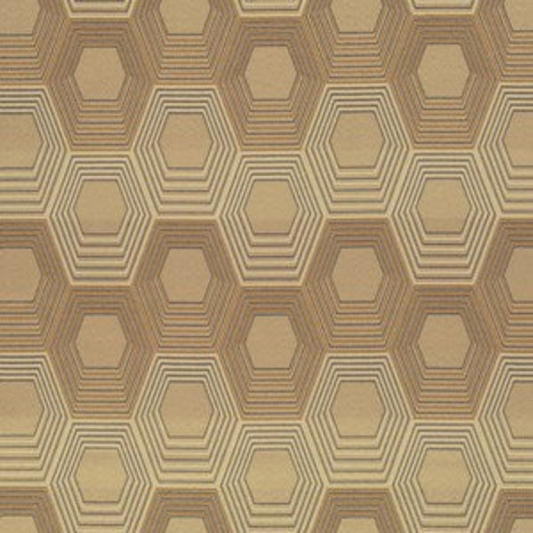 Remnant of Robert Allen Super Bee Stone Upholstery Fabric