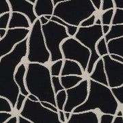 Mayer Synapse Obsidian Black Upholstery Fabric