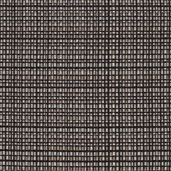 Tattersall Reverse Flannel Umber Gray Upholstery Fabric
