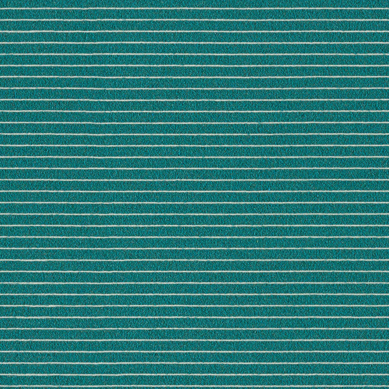 Remnant of Arc-Com Mason Stripe Teal Upholstery Fabric