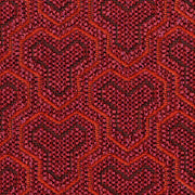 Remnant of Designtex Tessellate Rhubarb Upholstery Fabric