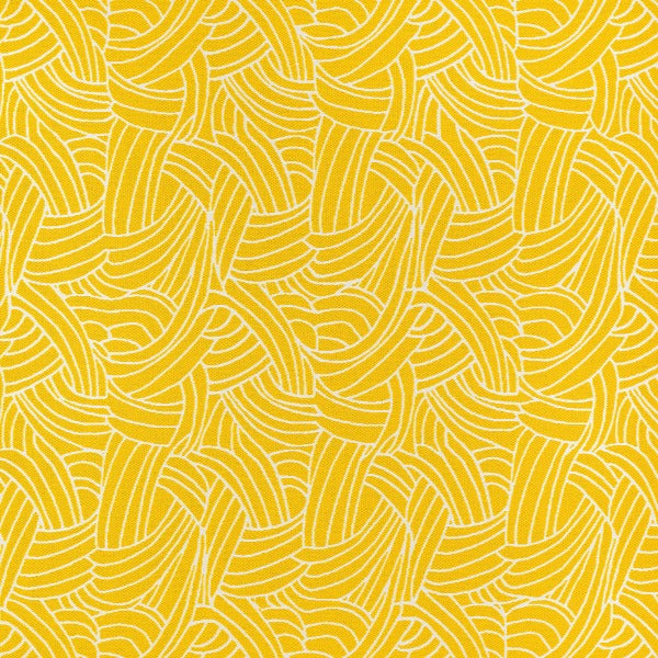 Loomsource Tides Radiant Yellow Upholstery Fabric