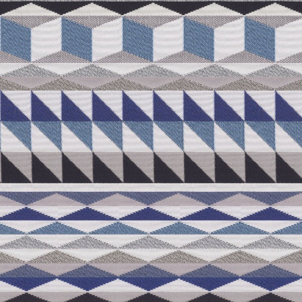 Remnant of Momentum Tivoli Royal Blue Upholstery Fabric