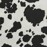 Top Fabric Safari Cow Black Velvet Upholstery Fabric