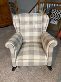 Swavelle Mill Creek Buffalo Check Charcoal Gray Upholstery Fabric