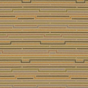 Remnant of CF Stinson Tracing Honey Upholstery Fabric