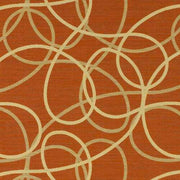 Remnant of Momentum Trapeze Coral Upholstery Fabric