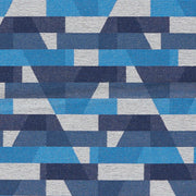Remnant of Arc-Com Traverse Ocean Upholstery Fabric
