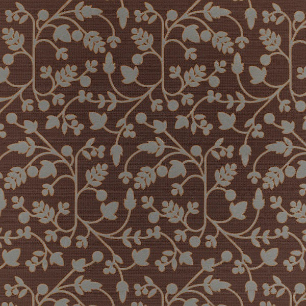 Momentum Trefoil Carob Upholstery Fabric
