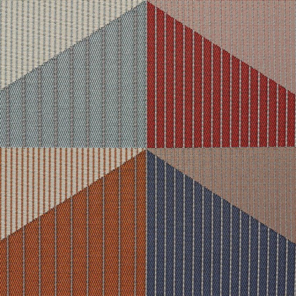 Designtex Triform Cognac Multi Upholstery Fabric