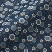 Pallas Tulips Sapphire Blue Crypton Upholstery Fabric