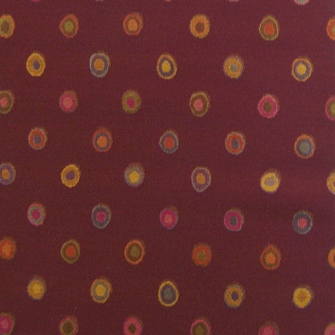 Arc-Com Bubbly Berry Red Upholstery Fabric