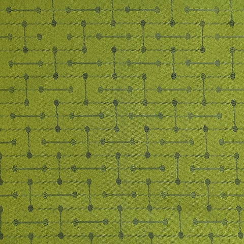 Jacks Beanstalk Green Maze Patterned Upholstery Fabric