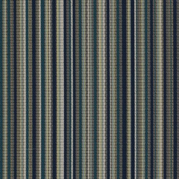 Maharam Lithe Coastal Blue Stripe Upholstery Fabric