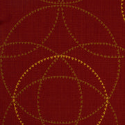 Marharam Periphery Cinnabar Red Upholstery Fabric