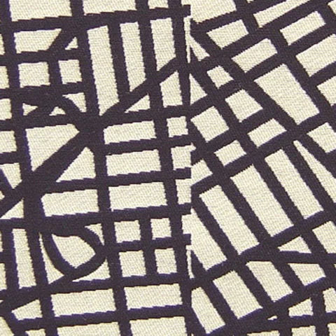 Remnant of Luna Urban Grid Vestry Upholstery Fabric