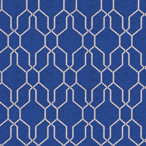 Remnant of Arc-Com Venture Sapphire Upholstery Fabric