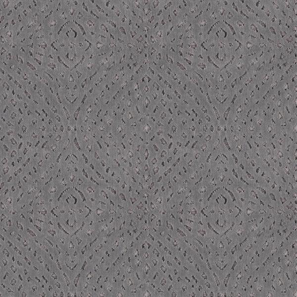 Remnant of Arc-Com Victoria Smoke Upholstery Fabric